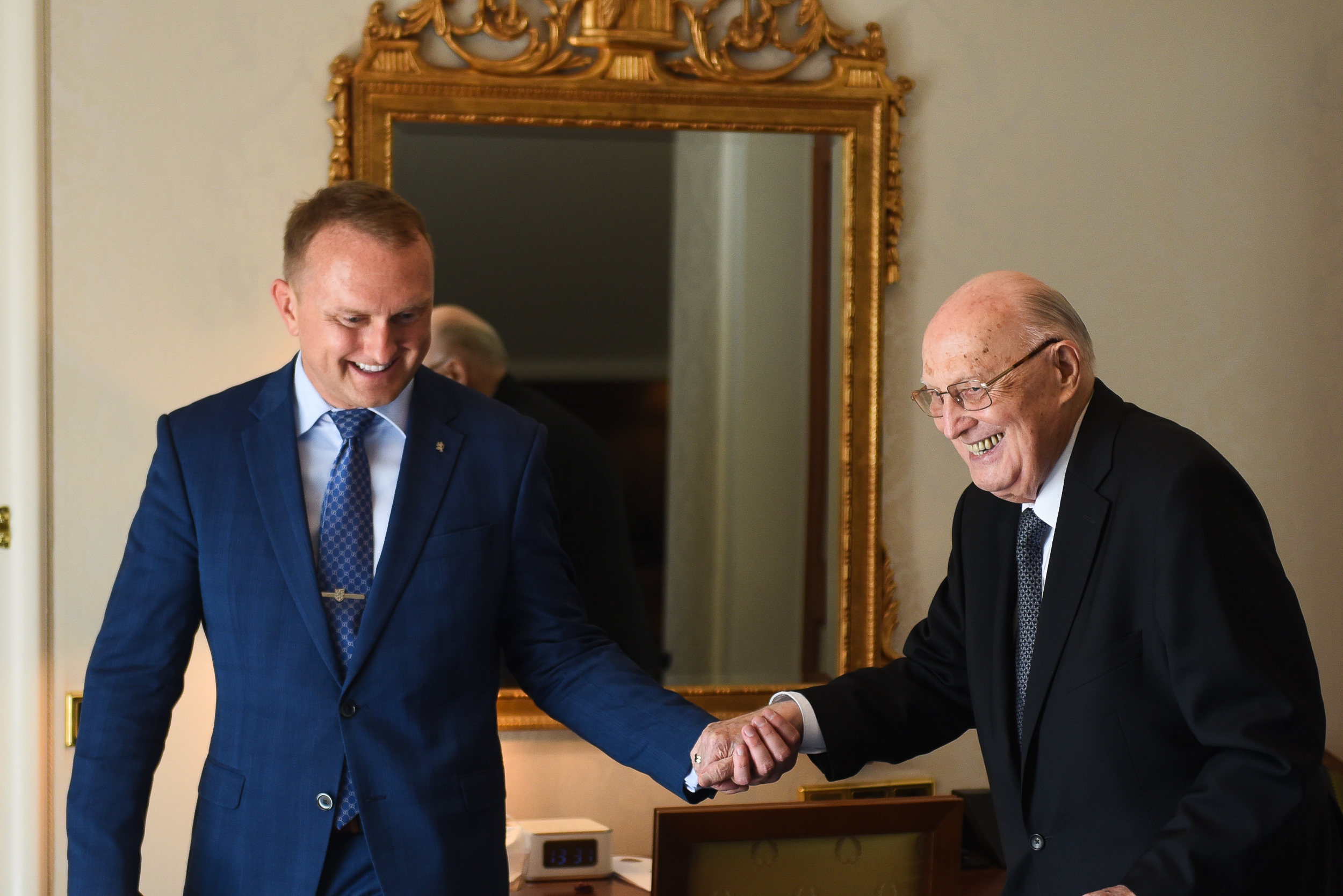Setkání s Eduardem Harantem, zakladatelem Rakousko-české společnosti, Vídeň, duben 2019